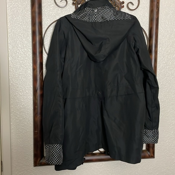 Women’s size medium black with polkadots totes jacket - Picture 11 of 15